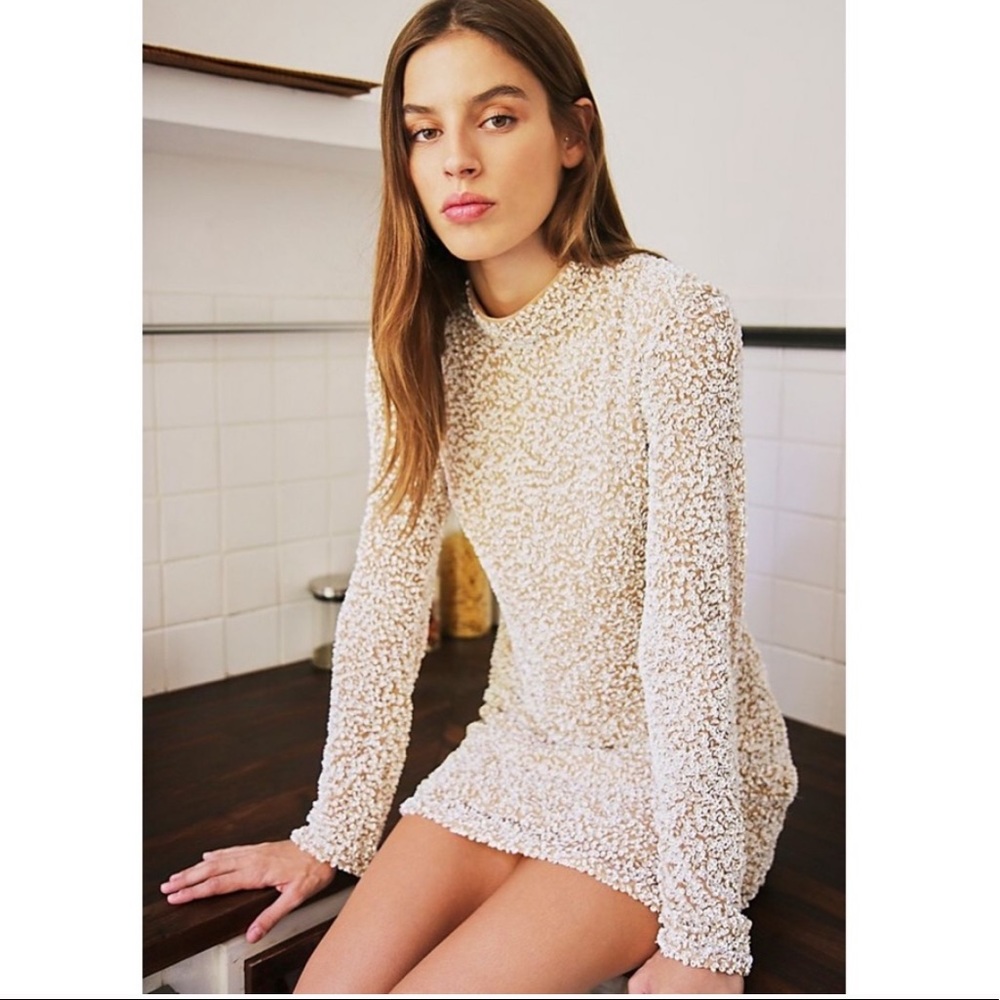 NWOT Free People Life of the Party Mini Dress